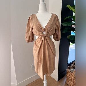 Tan Summer Dress